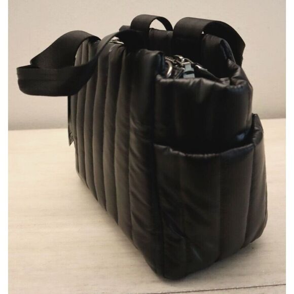 Think Royln Women's Pearl Black Urban Legend Medium Quilted Handbag - Picture 7 of 9